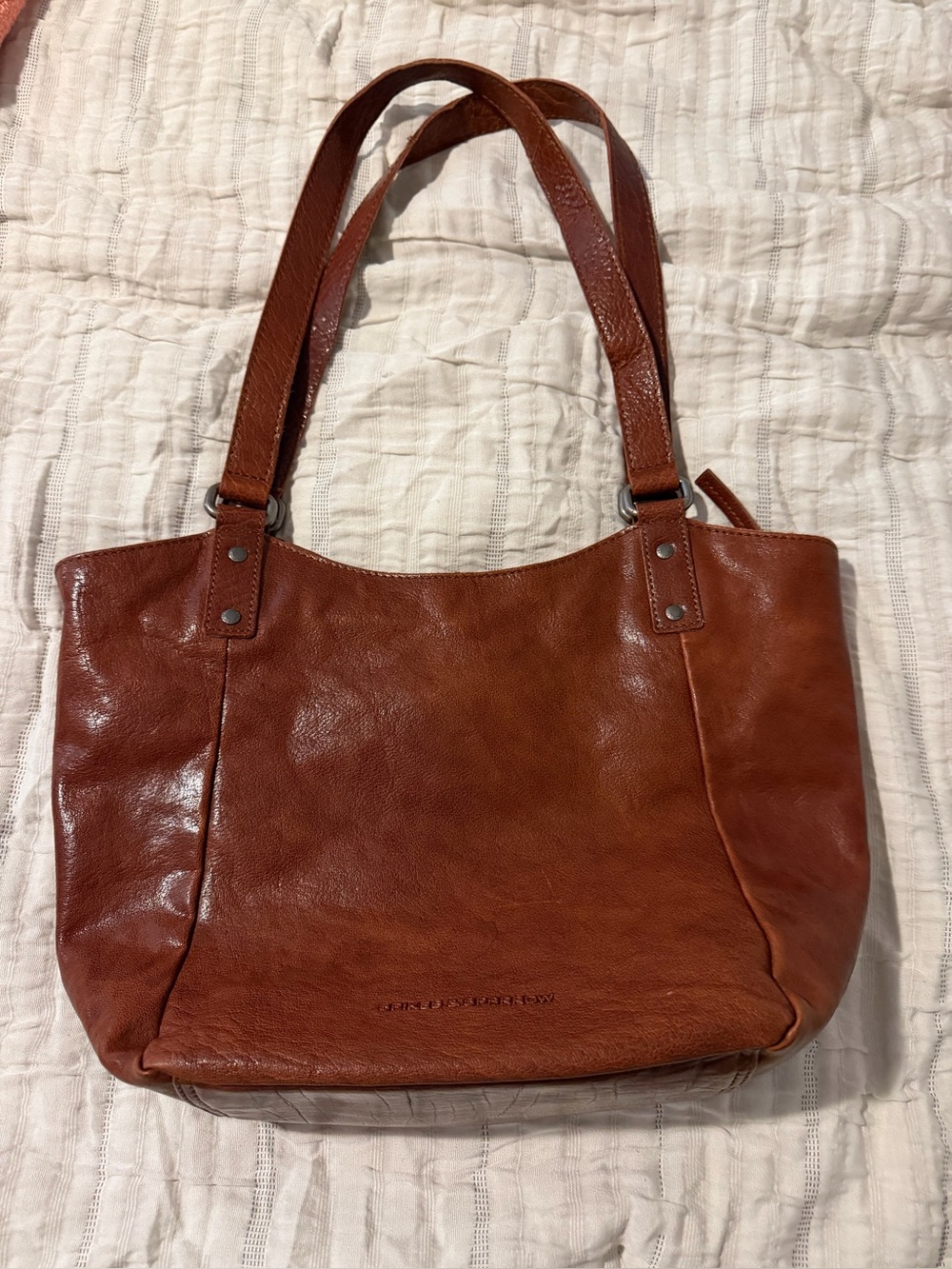 Spike and Sparrow brown purse